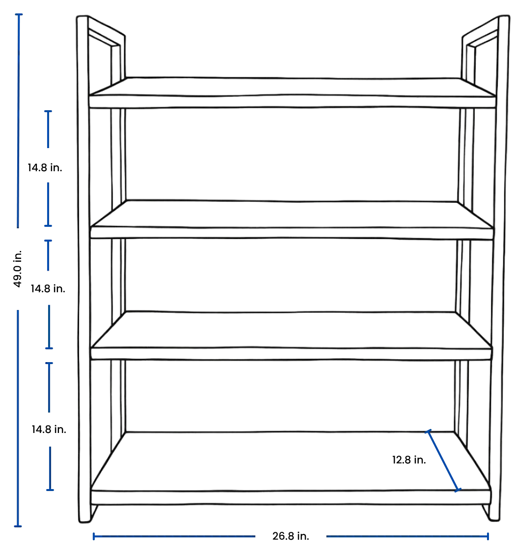 Middle Shelf (4-Tier)